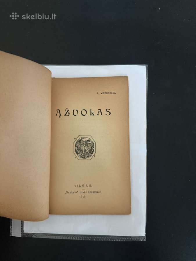 A. Vienuolis ,ąžuolas 1919 - nuotraukos Nr. 2