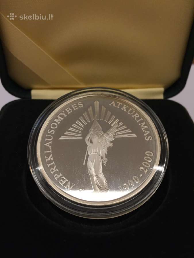 2000 m. 50 Litu - Nepriklausomybes atkurimo 10-iui - nuotraukos Nr. 3