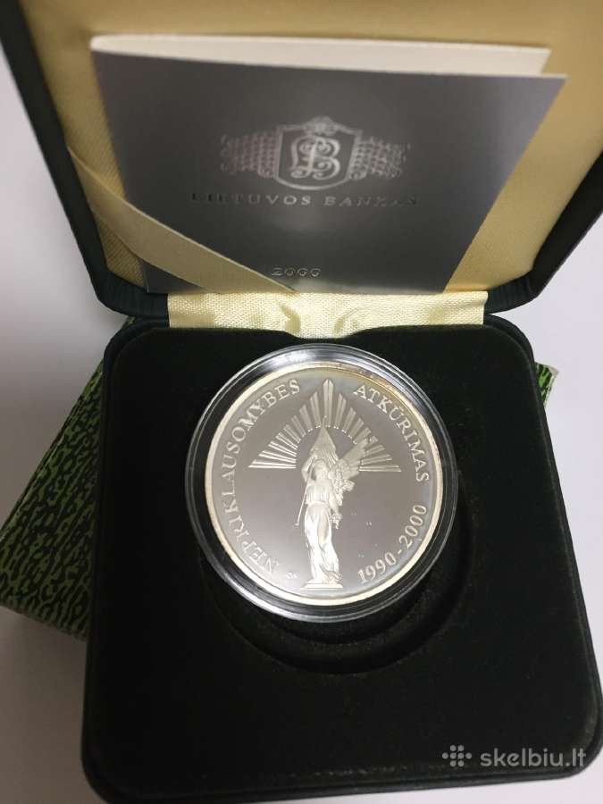 2000 m. 50 Litu - Nepriklausomybes atkurimo 10-iui - nuotraukos Nr. 5