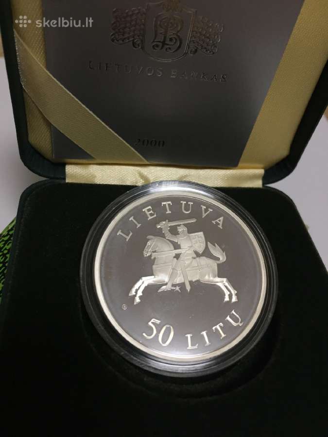 2000 m. 50 Litu - Nepriklausomybes atkurimo 10-iui - nuotraukos Nr. 6
