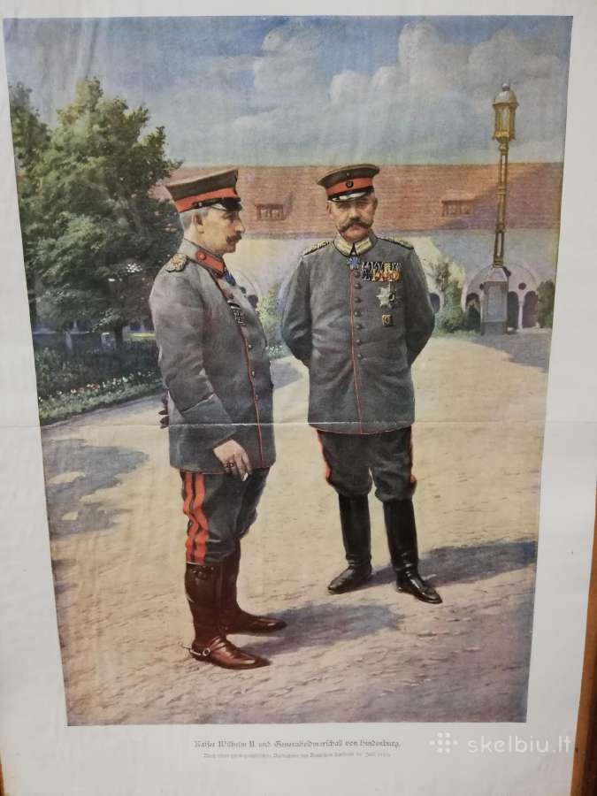 Ww1 Vokietija. Wilhelm. Hindenburg. - nuotraukos Nr. 2