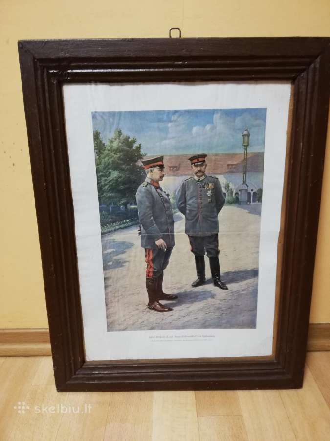 Ww1 Vokietija. Wilhelm. Hindenburg.