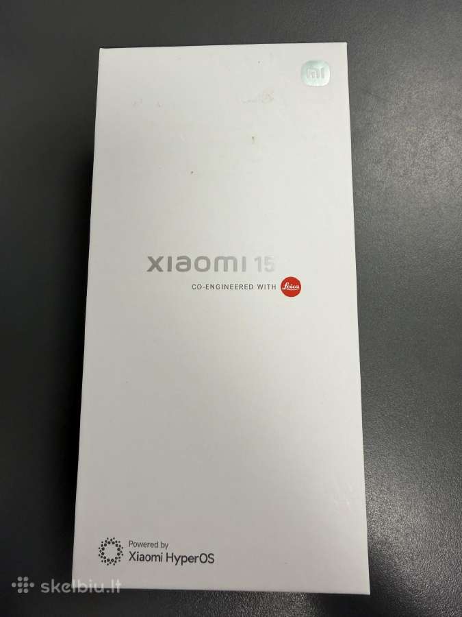Xiaomi 15 12/256gb Black Naujas! ekspozic