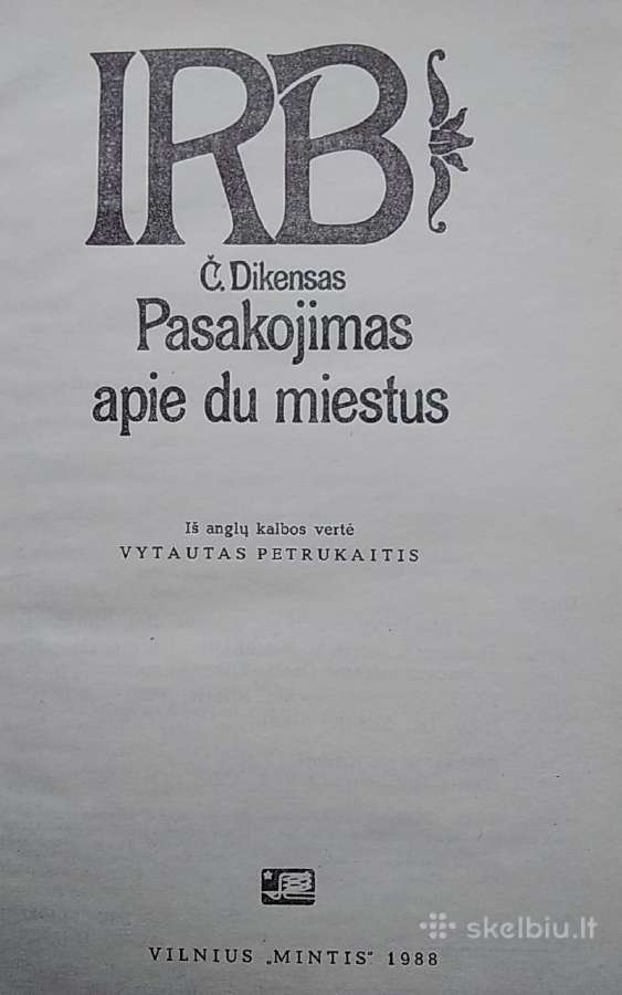 Pasakojimas apie du miestus - nuotraukos Nr. 2