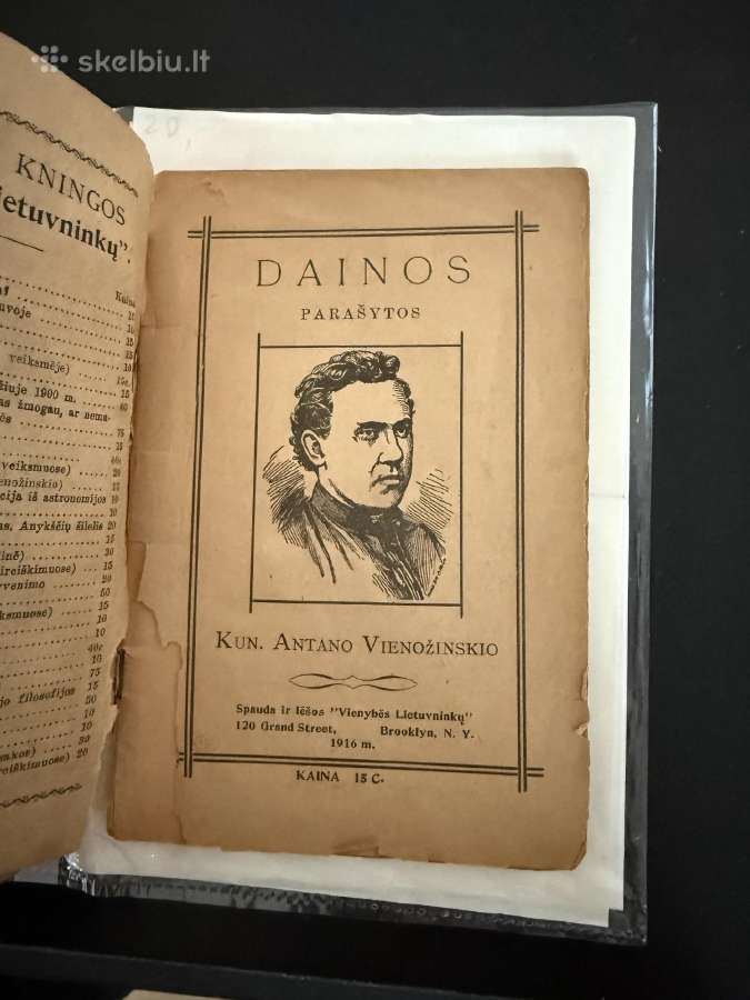 Antano Vienožinskio parašytos dainos 1916 m. - nuotraukos Nr. 2