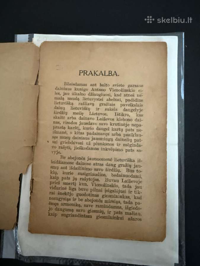 Antano Vienožinskio parašytos dainos 1916 m. - nuotraukos Nr. 3
