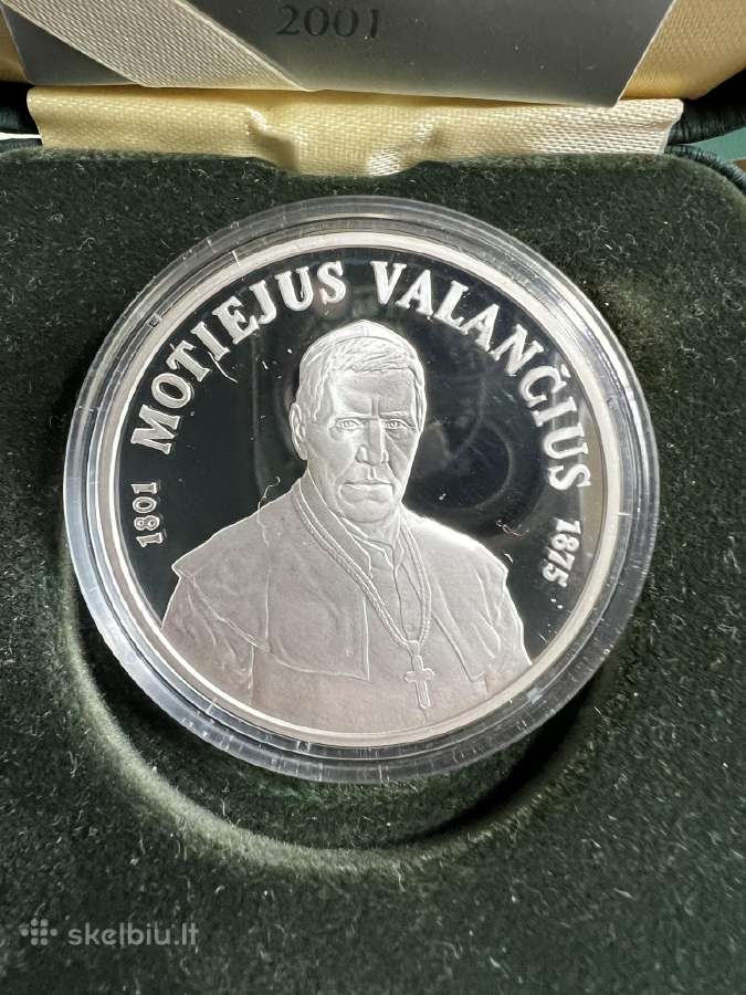 2001 m. 50 Litu - Motiejus Valancius- - nuotraukos Nr. 3