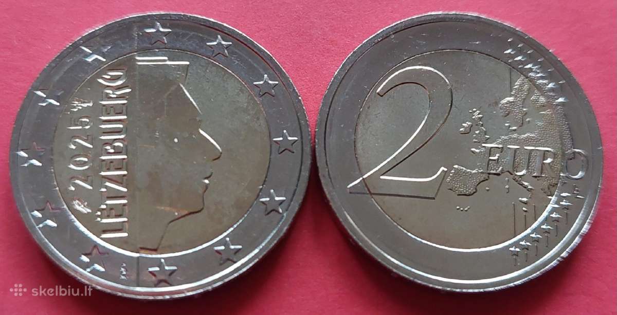 2 € monetos su nacionaline puse Unc: - nuotraukos Nr. 2