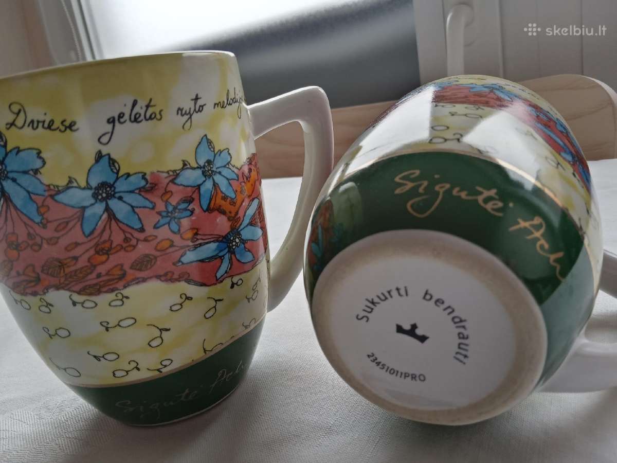 2 nauji puodeliai