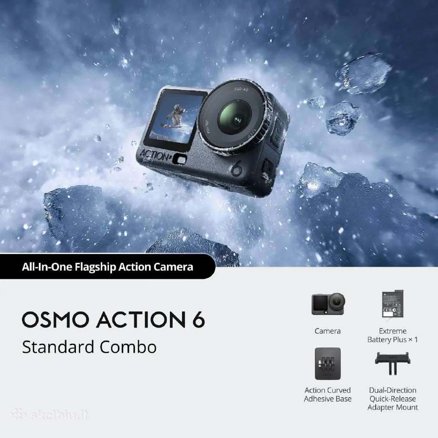 Dji Osmo Action 6 Standard Combo 436€. - nuotraukos Nr. 3