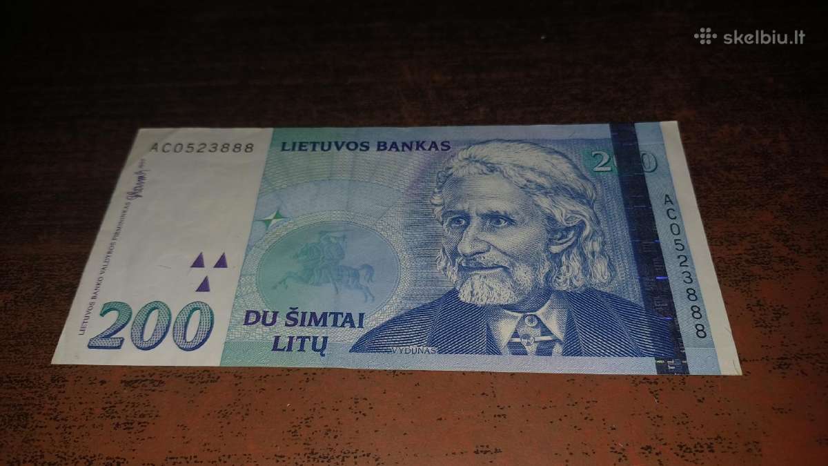 200 litų banknotas