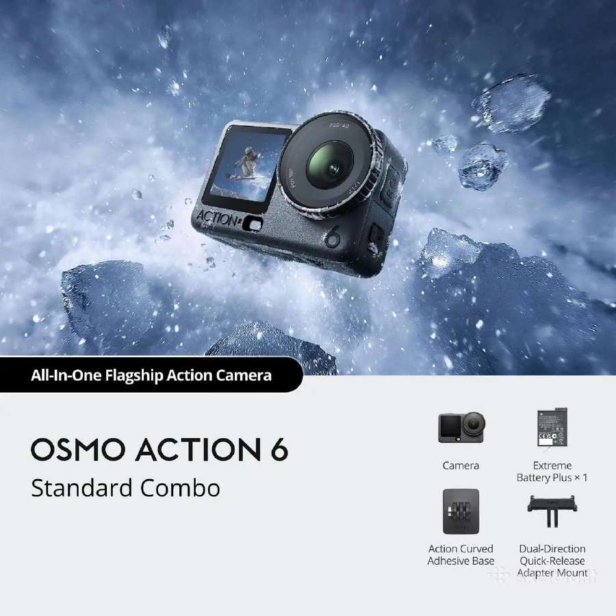 Dji Osmo Action 6 Standard Combo - nuotraukos Nr. 10