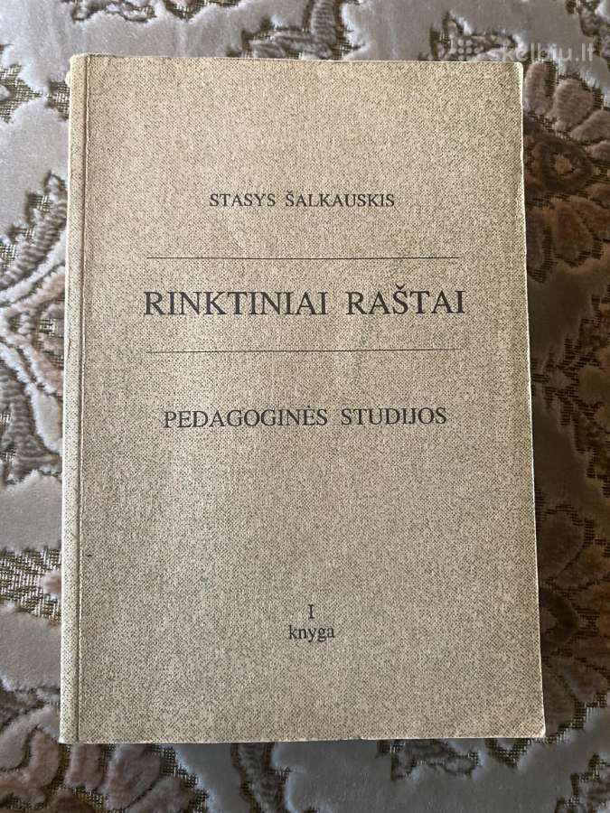 Knyga Stasio Šalkauskio Rinktiniai raštai