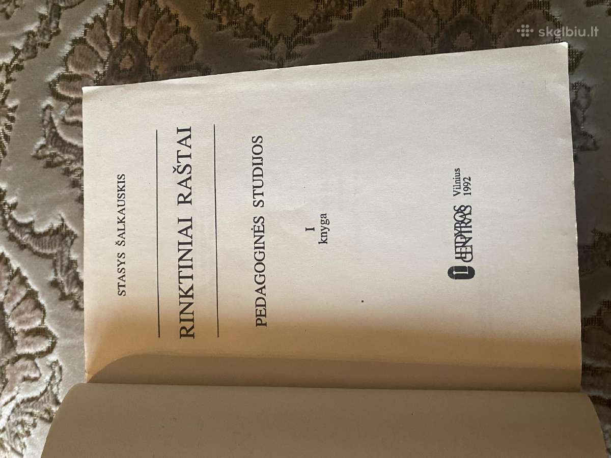 Knyga Stasio Šalkauskio Rinktiniai raštai - nuotraukos Nr. 4
