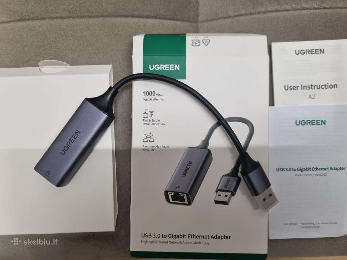 Ugreen Usb 3 1000 Mbps adapteris - nuotraukos Nr. 3
