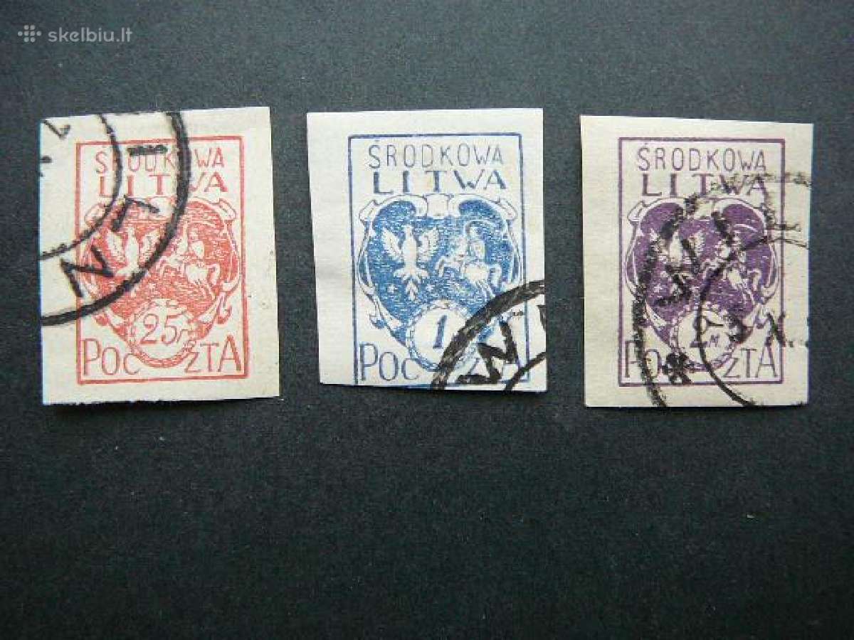 Vidurio Lietuva 1920 antsp. vlt1/3ab