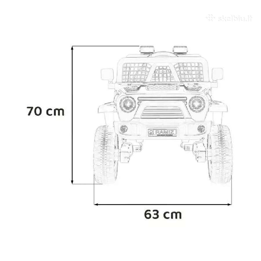 Super Kaina Off Road 4x4 Sport Mėlynas - nuotraukos Nr. 3