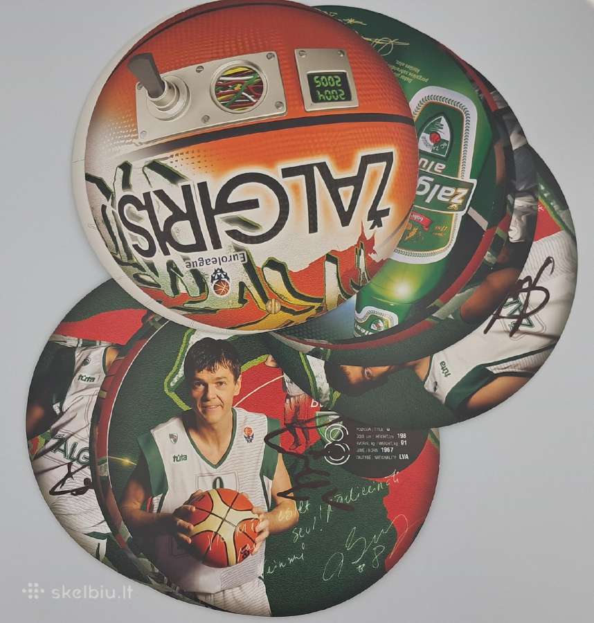 Bc Žalgiris kamuolio formos knygelė su parašais - nuotraukos Nr. 5