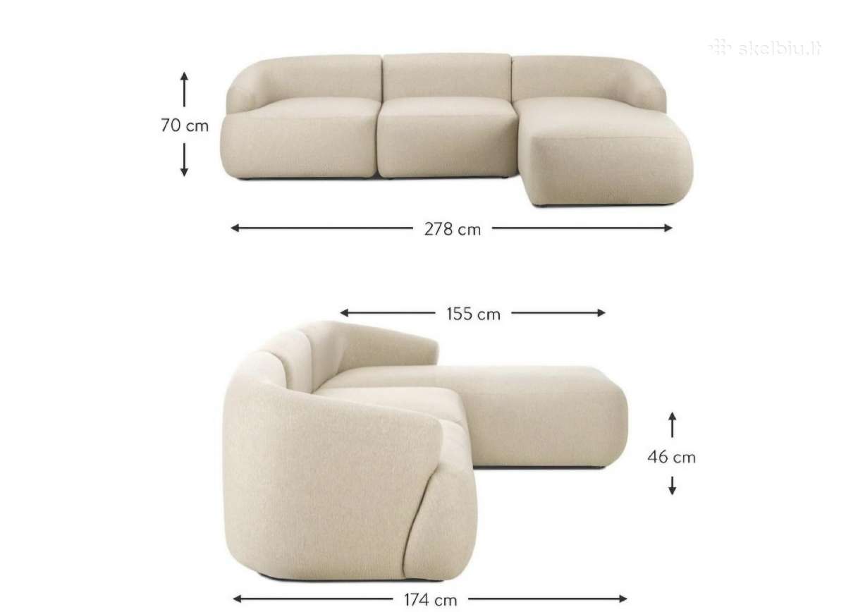 Modulinė sofa - nuotraukos Nr. 4