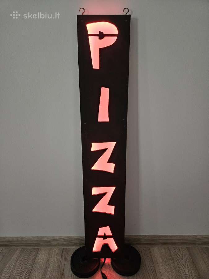 Pizza šviečiantis logotipas - nuotraukos Nr. 4