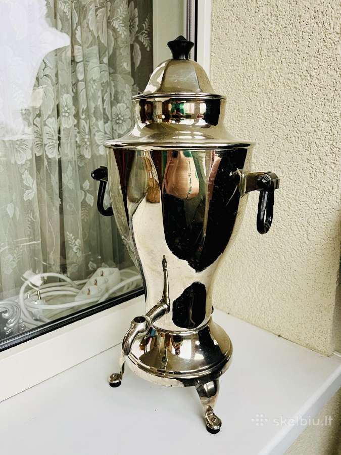 Elektrinis retro samovaras (3 L, 1969 m.) – dekoru