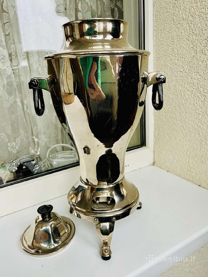 Elektrinis retro samovaras (3 L, 1969 m.) – dekoru - nuotraukos Nr. 4