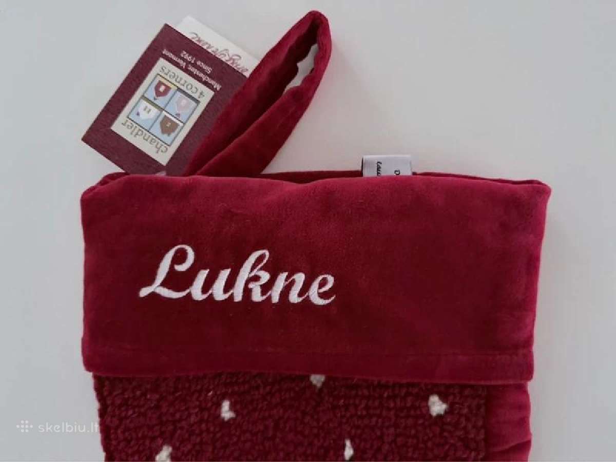 Raudona Kalėdinė kojinė „luknė“ Chandler 4 Corners - nuotraukos Nr. 2