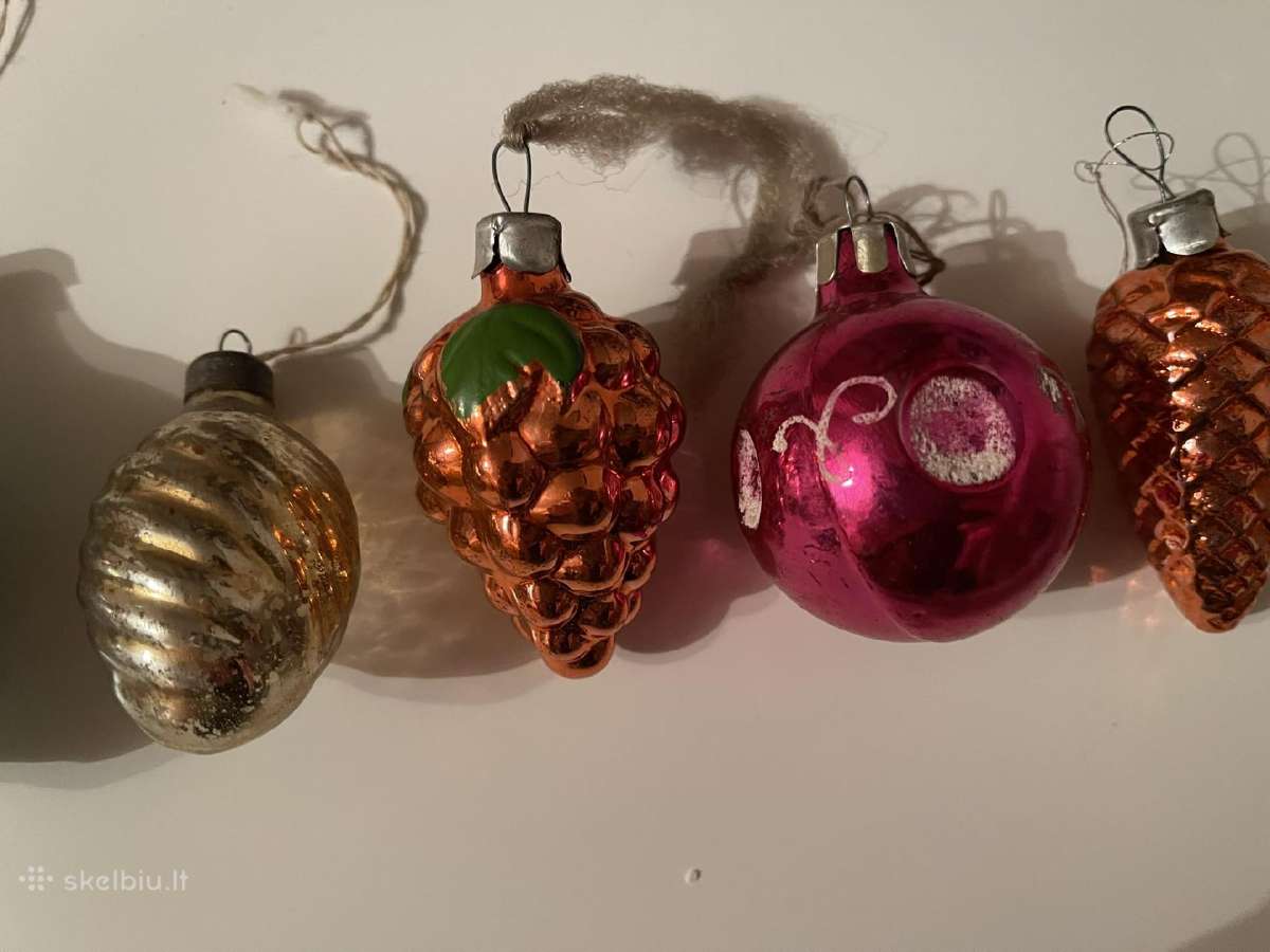 Vintaziniai Kaledu Eglutes Zaisliukai, Papuosimai - nuotraukos Nr. 30