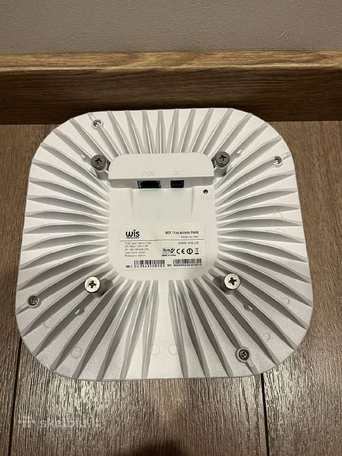 Bevielio tinklo stotelė wis wcap-ax-pro 1000 mbps - nuotraukos Nr. 5