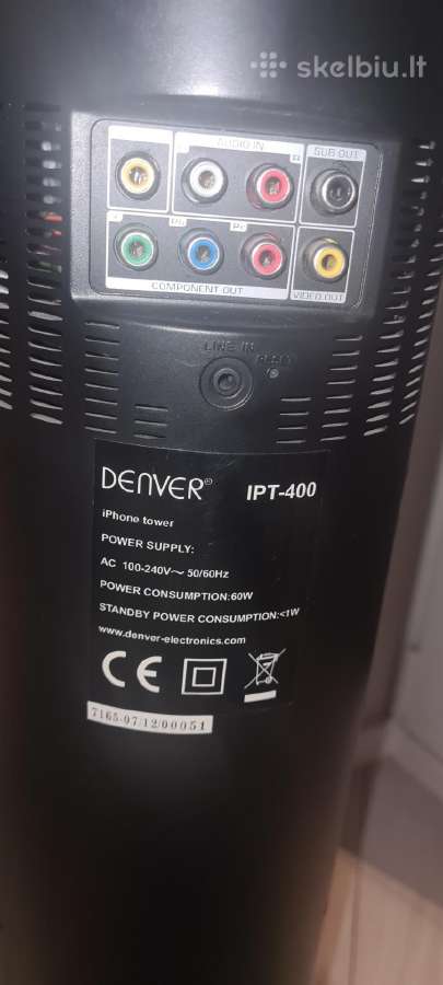Grindinė kolonėlė "denver"su integruota radija - nuotraukos Nr. 3