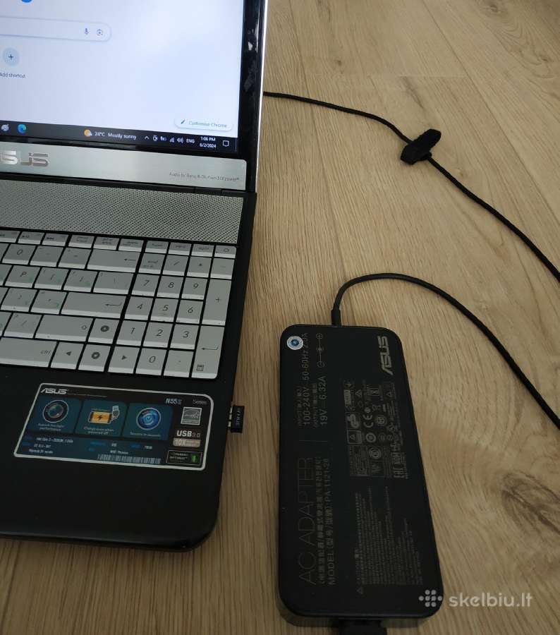 Asus pakrovėjas 19v 6.32a