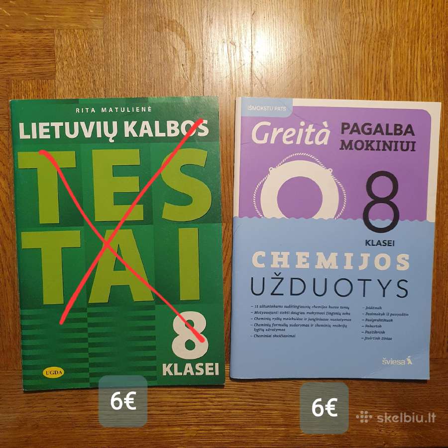 Atlasai, vadovėliai, atmintukai 8 klasei - nuotraukos Nr. 8