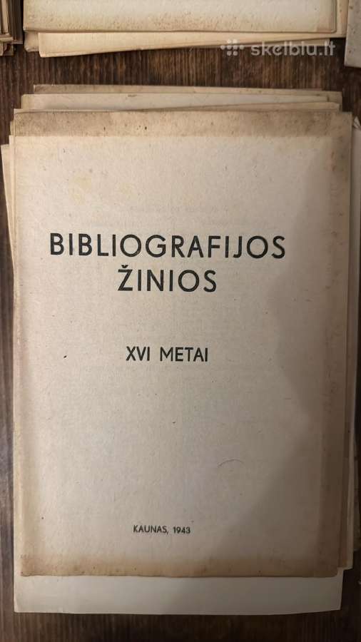 Bibliografijos žinios 1928-1943 - nuotraukos Nr. 16
