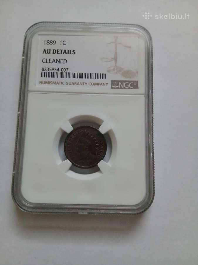 JAV 1889 Indian 1 C Ngc