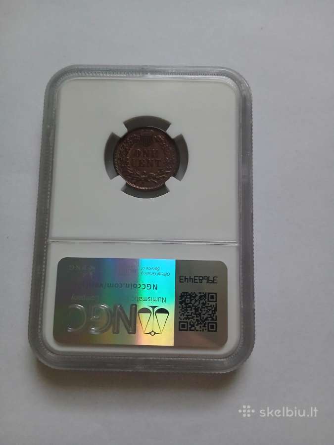 JAV 1889 Indian 1 C Ngc - nuotraukos Nr. 2