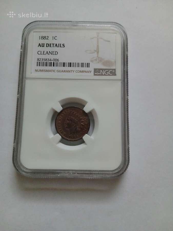 JAV 1882 Indian 1 c Ngc