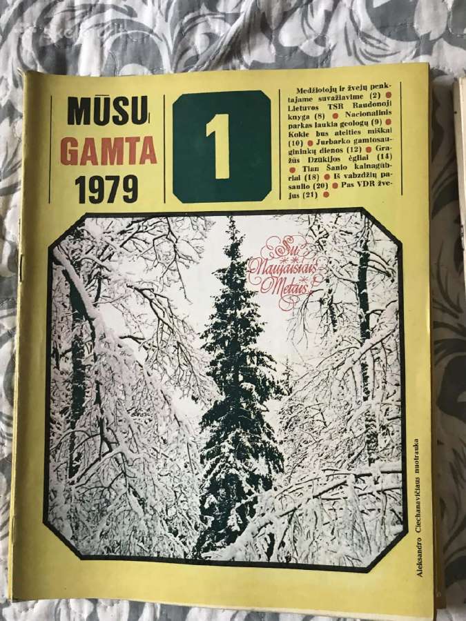 Žurnalai "Mūsų gamta" - nuotraukos Nr. 3