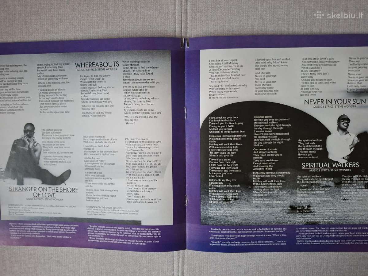 Stevie Wonder 1985 “In Square Circle - nuotraukos Nr. 6