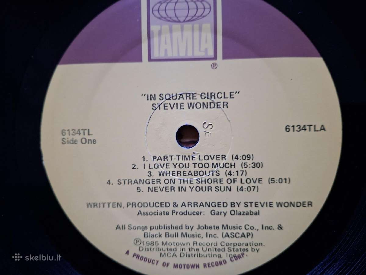 Stevie Wonder 1985 “In Square Circle - nuotraukos Nr. 9