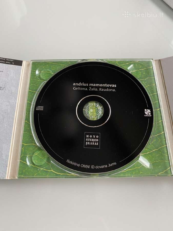 Andrius Mamontovas - Geltona Žalia Raudona CD - nuotraukos Nr. 3