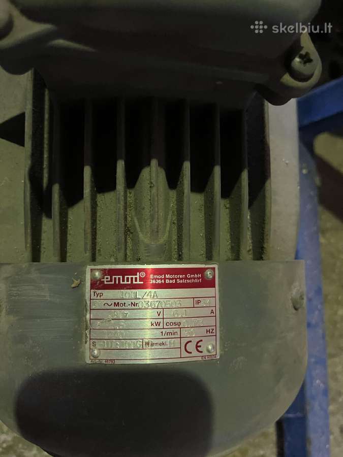 Parduodu elektros variklius 2,5 kw, 3 kw, 4/6 kw - nuotraukos Nr. 6