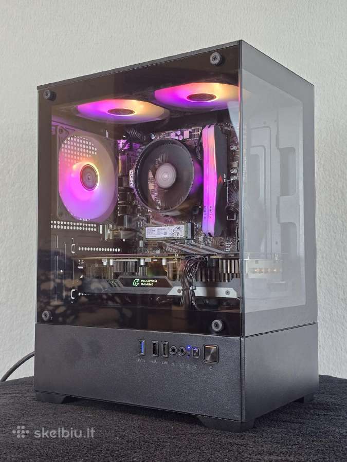 Naujas kompiuteris Ryzen 5 5500 Rx 5700xt 16ram