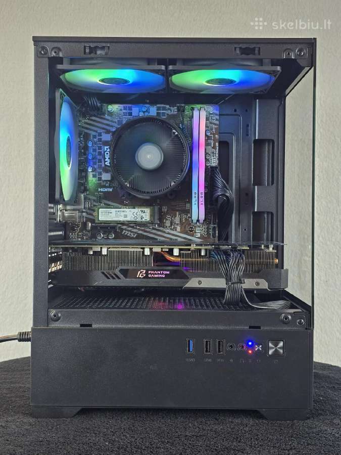 Naujas kompiuteris Ryzen 5 5500 Rx 5700xt 16ram - nuotraukos Nr. 2