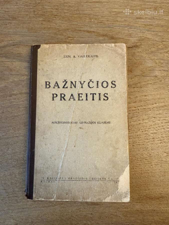 Bažnyčios praeitis 1938