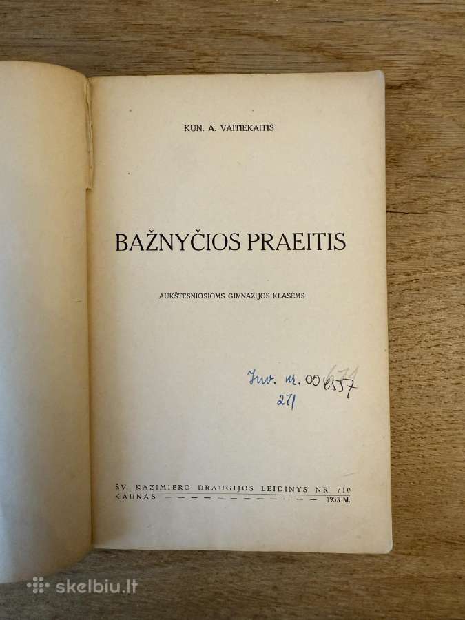 Bažnyčios praeitis 1938 - nuotraukos Nr. 2