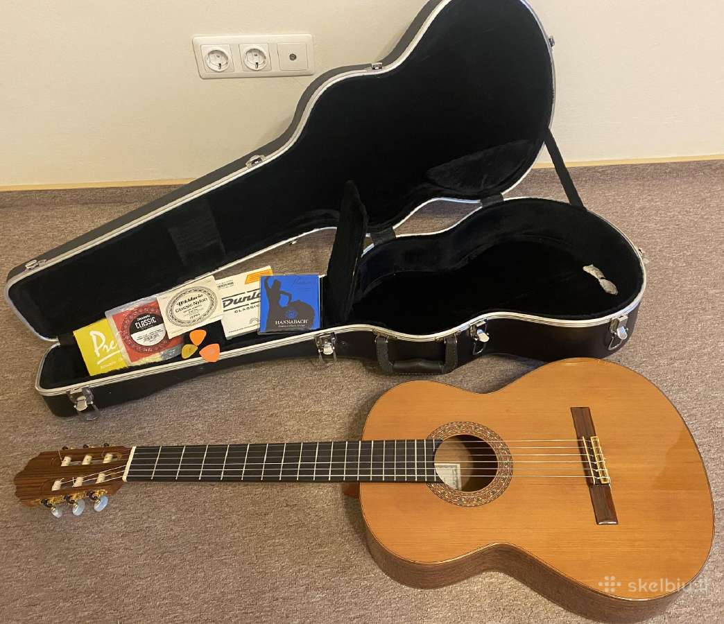 Klasikinė gitara Alhambra 4p su pajungimu + dėklas - nuotraukos Nr. 12