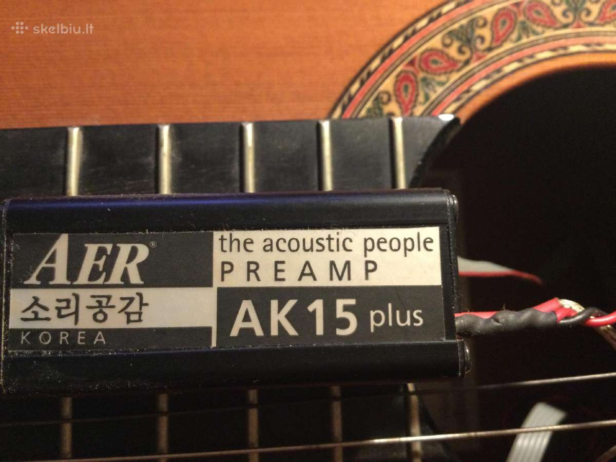 Klasikinė gitara Alhambra 4p su pajungimu + dėklas - nuotraukos Nr. 15