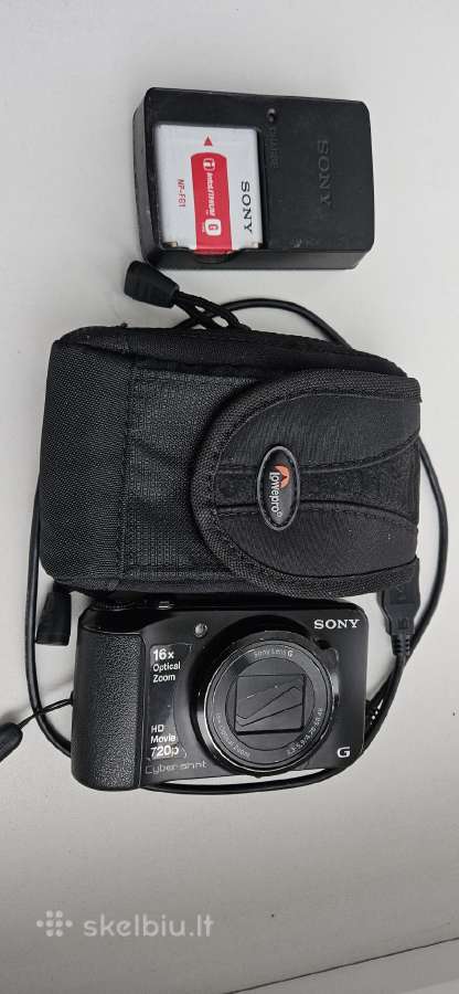Sony Skaitmenine Kamera Dsc-h90 2xbaterijos.įkrov