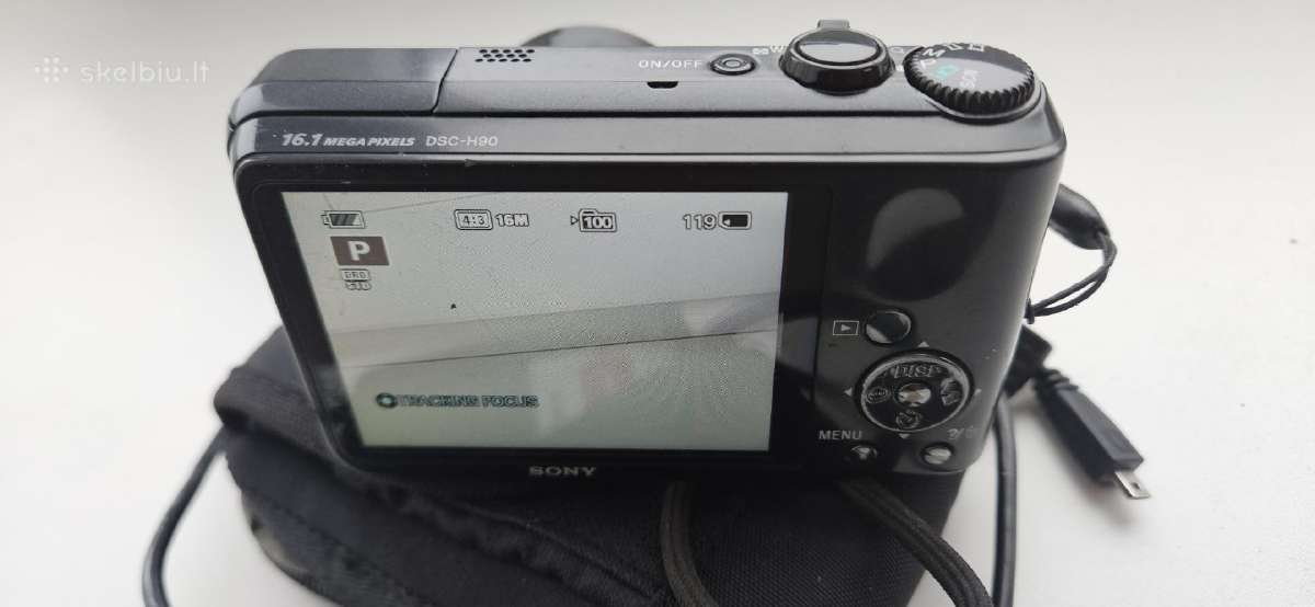 Sony Skaitmenine Kamera Dsc-h90 2xbaterijos.įkrov - nuotraukos Nr. 4