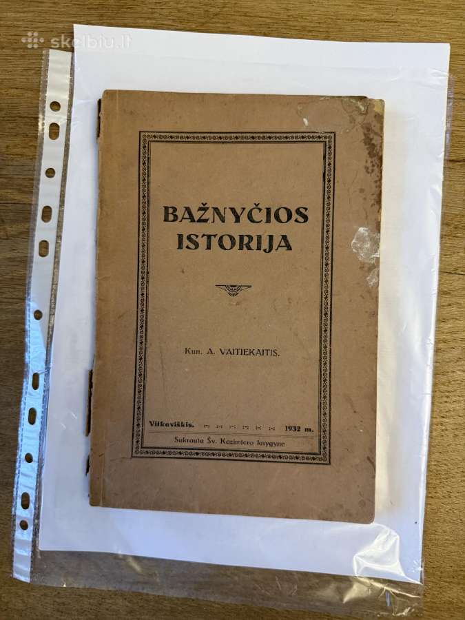 Bažnyčios istorija 1932 m.